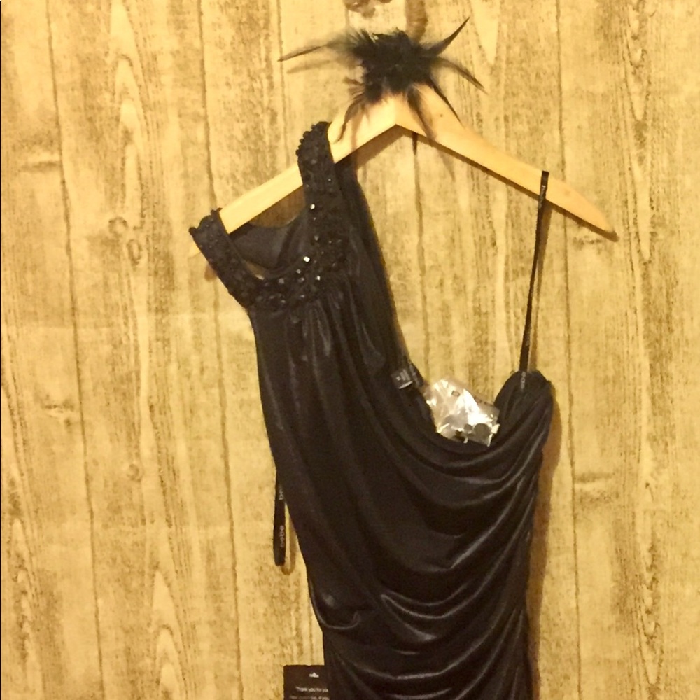 Black sexy Bebe cocktail dress